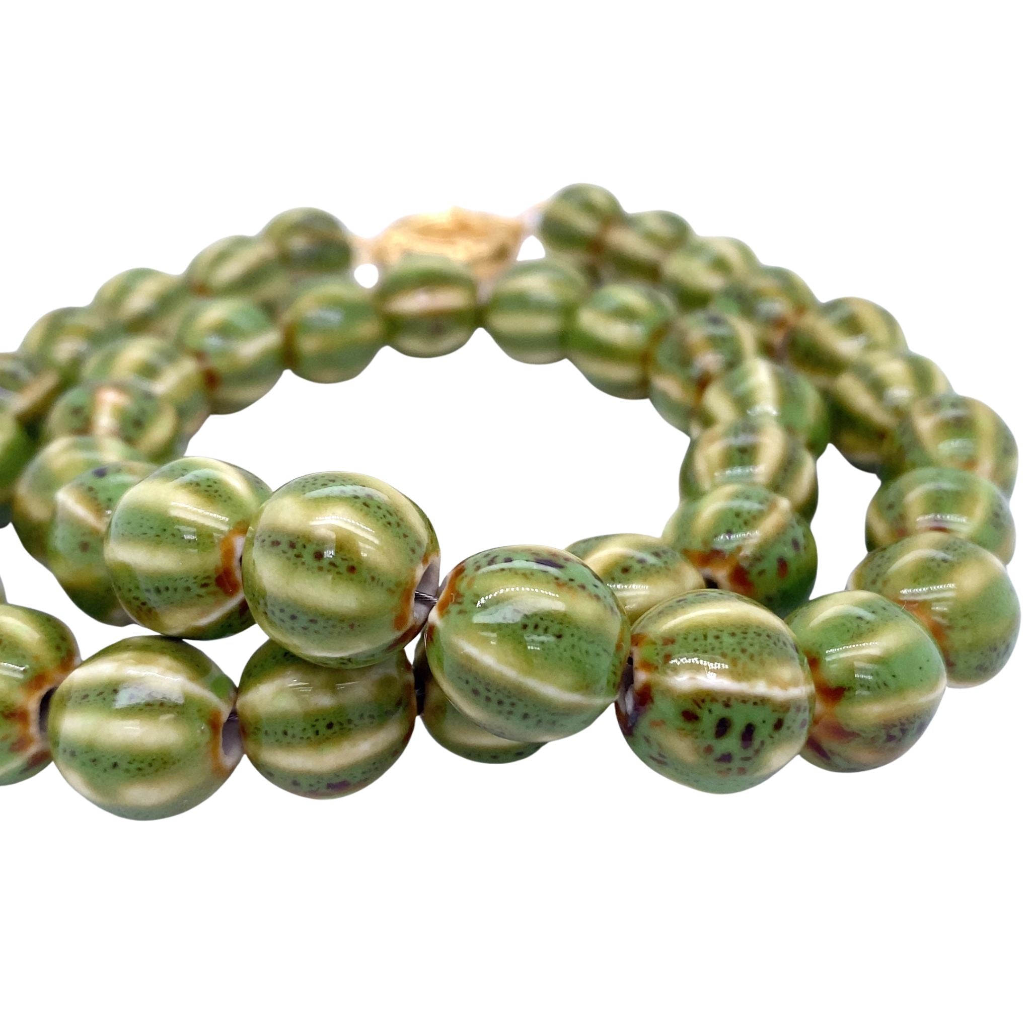 Ketting Keramiek Mos Groen