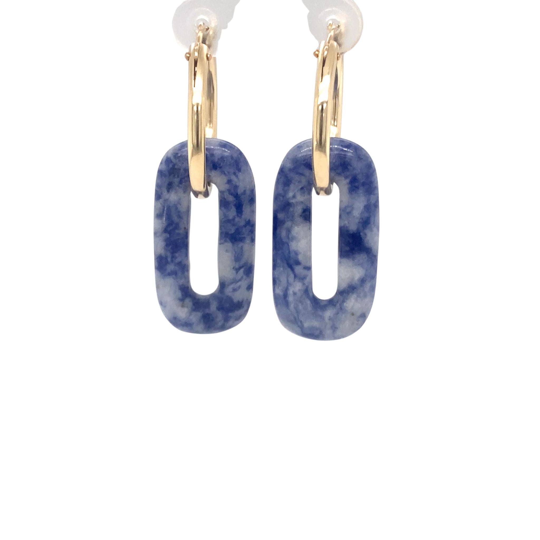 Oorringen Sodaliet Ovaal hanger