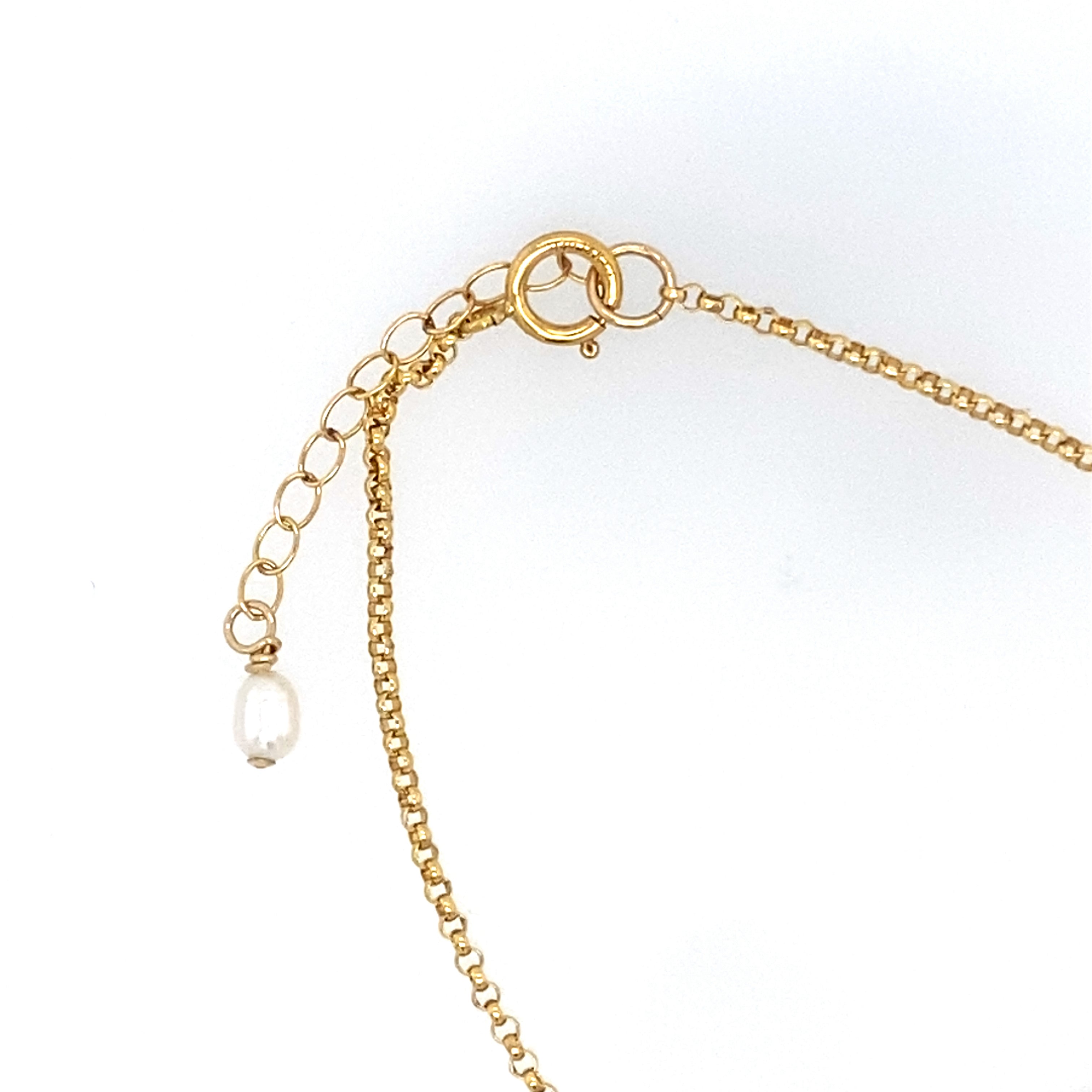 Petite Chain armband  met zoetwater parels