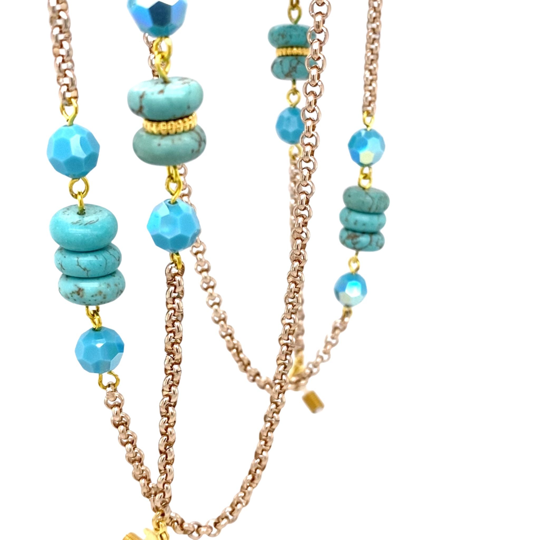 Sunny Cord - Brillen Turquoise