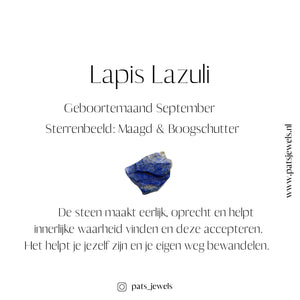 Armband Elegant en Sweet Tube Lapis Lazuli