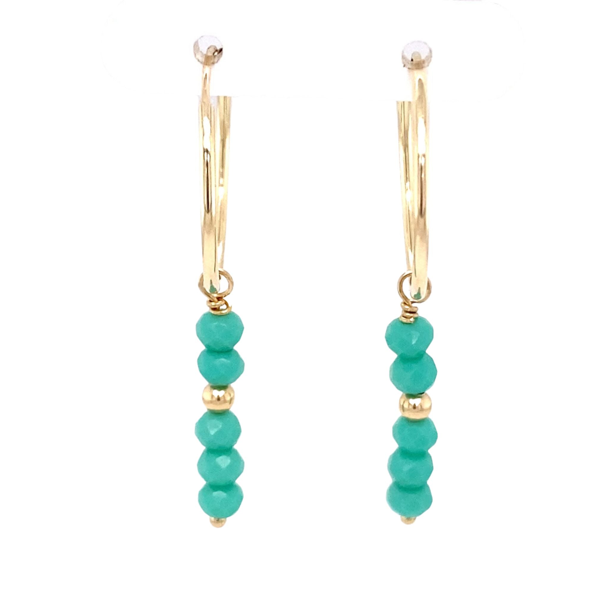 Summer Earings Turquoise - 20mm