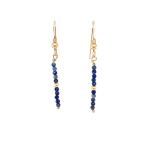 Petite Lapis Lazuli Oorhangers