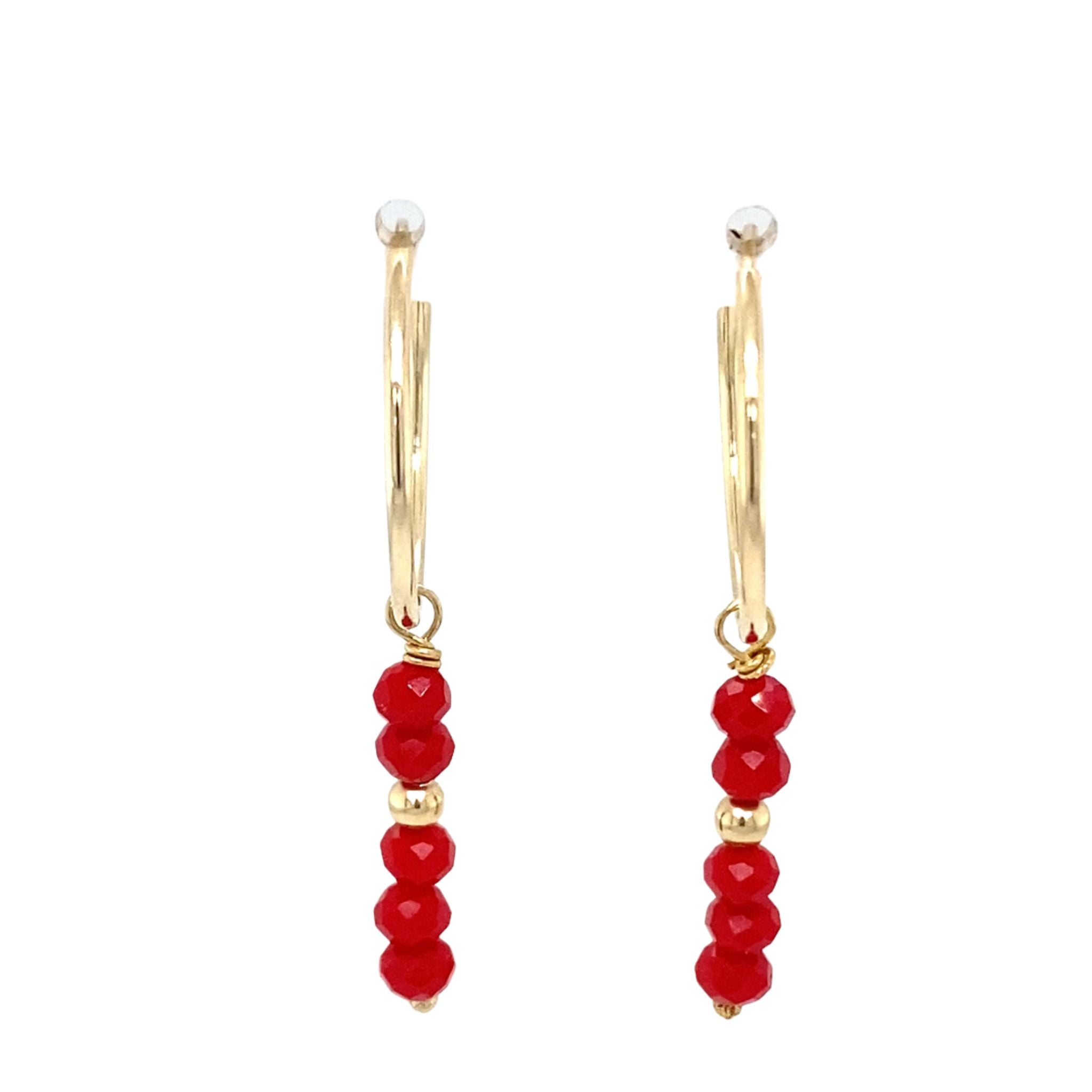 Summer Earrings - Rood - 20 mm