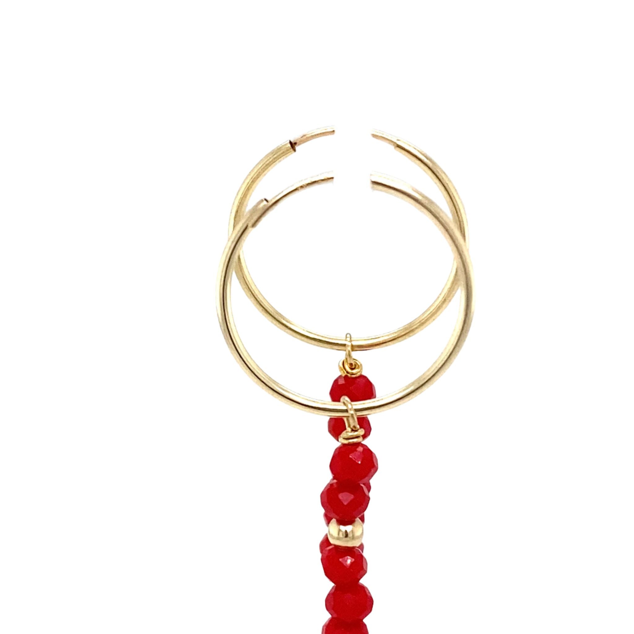 Summer Earrings - Rood - 20 mm