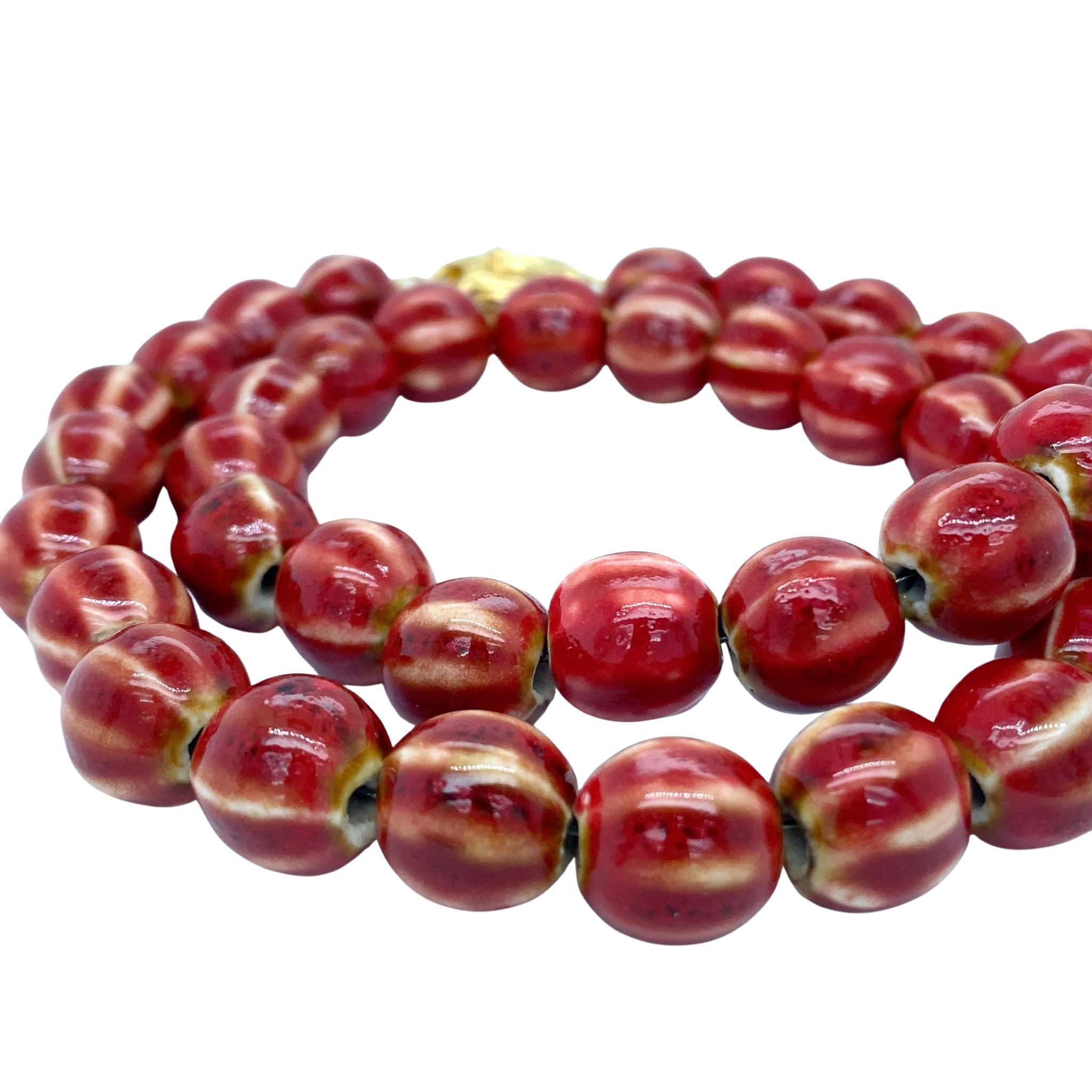 Ketting Keramiek Rood