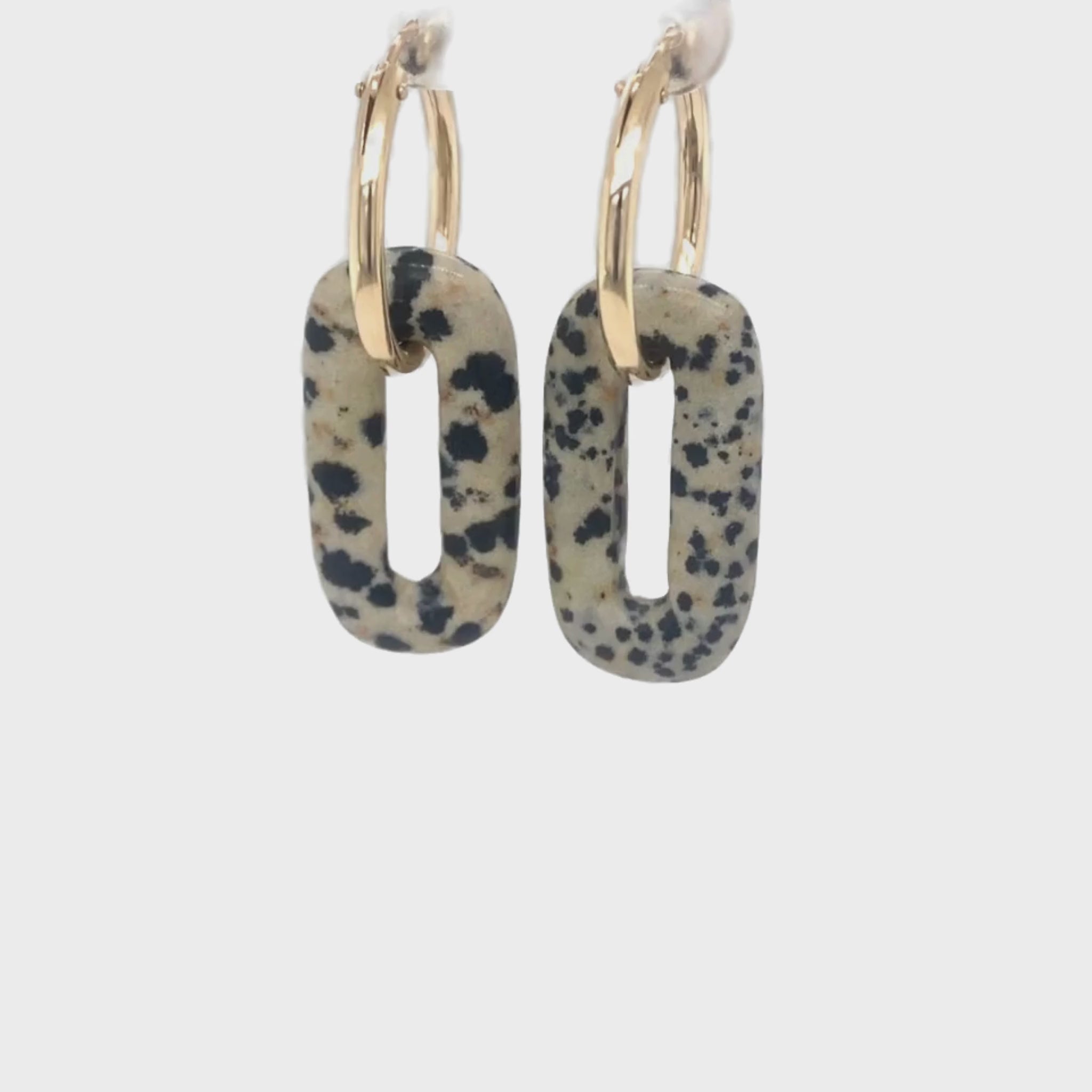 Dalamtian Ovaal hanger Oorringen