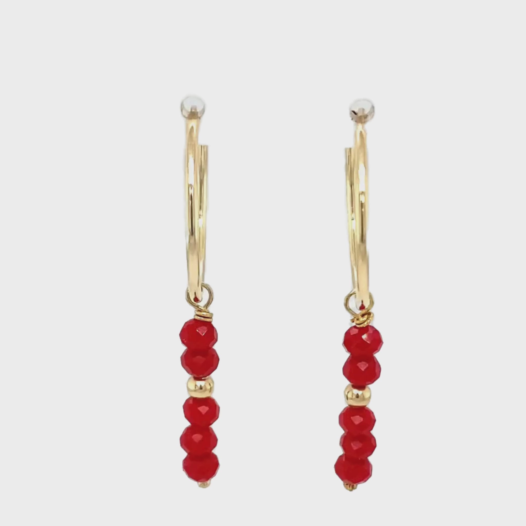 Summer Earrings - Rood - 20 mm