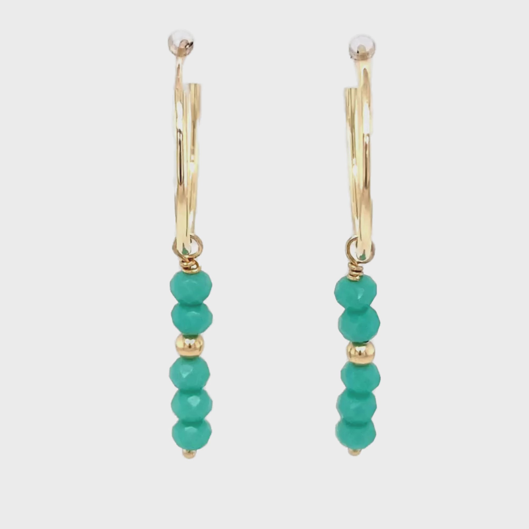 Summer Earings Turquoise - 20mm