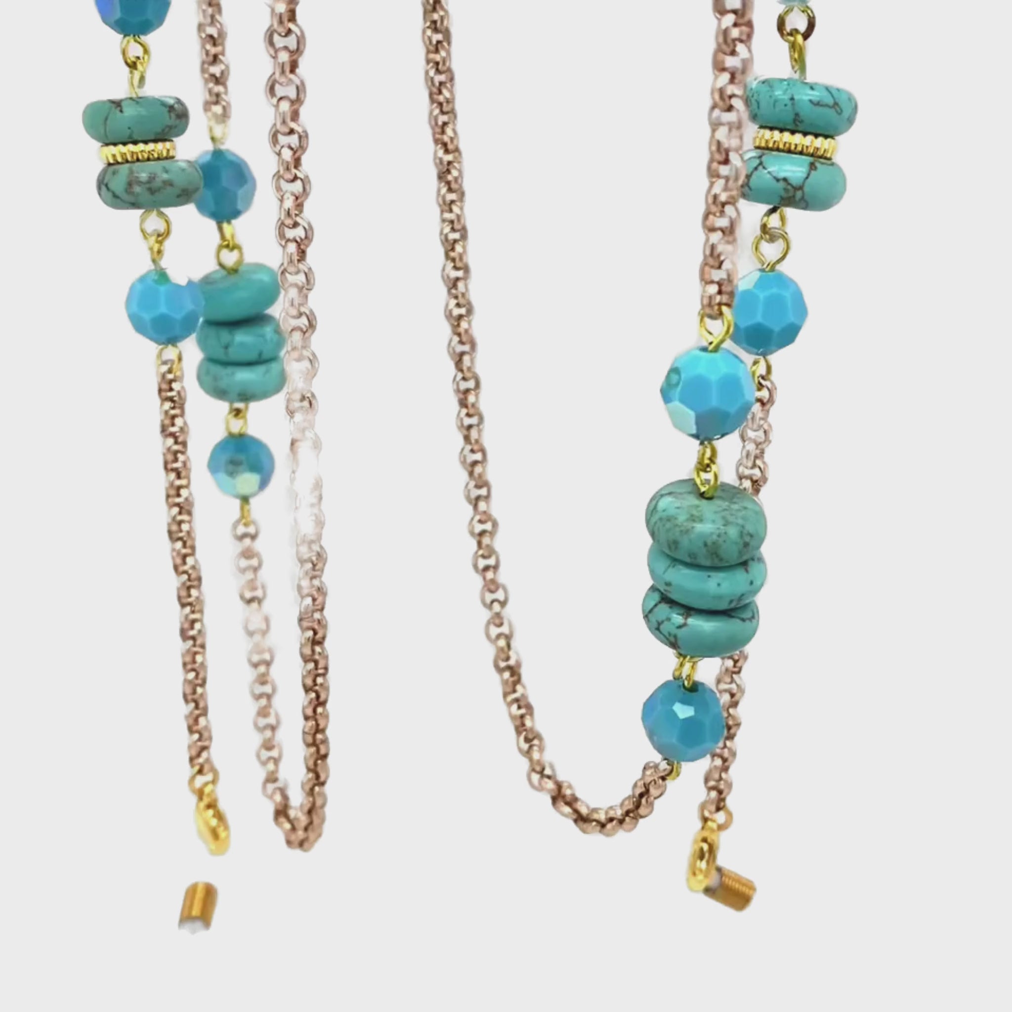 Sunny Cord - Brillen Turquoise