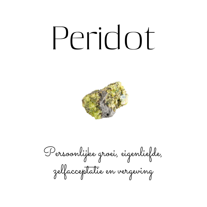 Petite Peridot - Geboortesteen armband - maand augustus